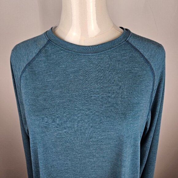 NEW Under Armour Top Large UA Open Back Long Sleeve Thunder Blue 1325873-489 NWT - Picture 7 of 13